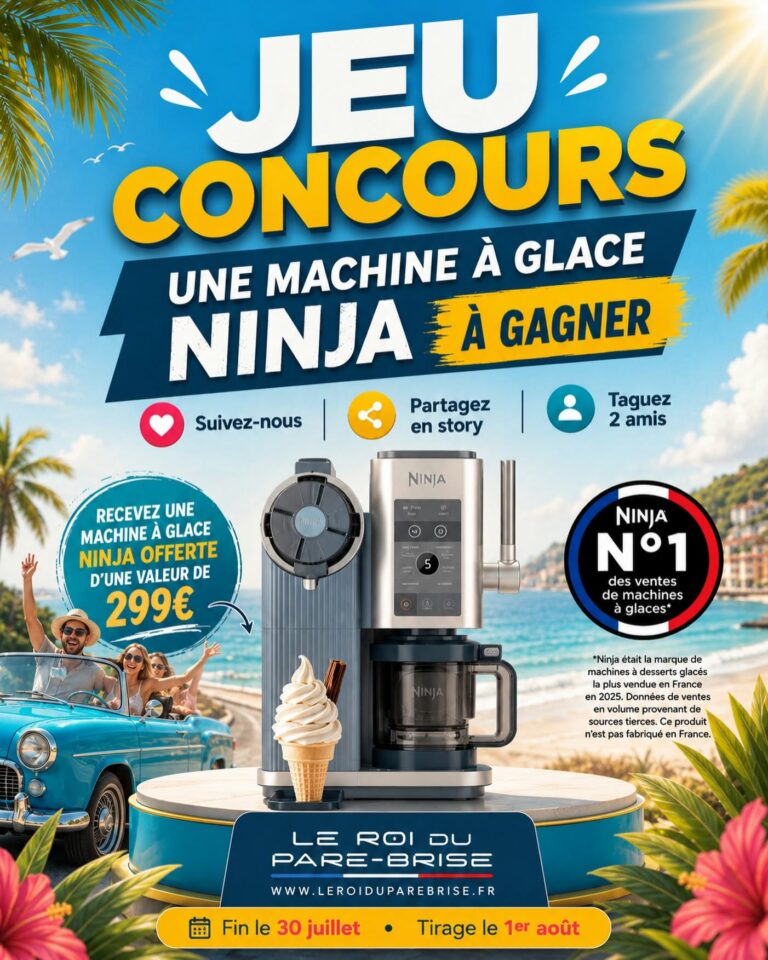 Une machine à glace Ninja d’une valeur de 299€ à gagner !