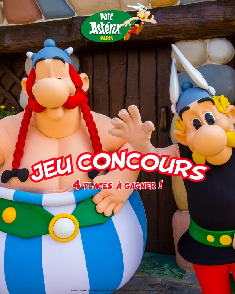 Gagnez 2 places pour partir à l&rsquo;aventure au cœur du village gaulois du Parc Astérix