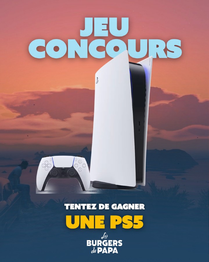Gagnez une console de jeux vidéo PS5 !