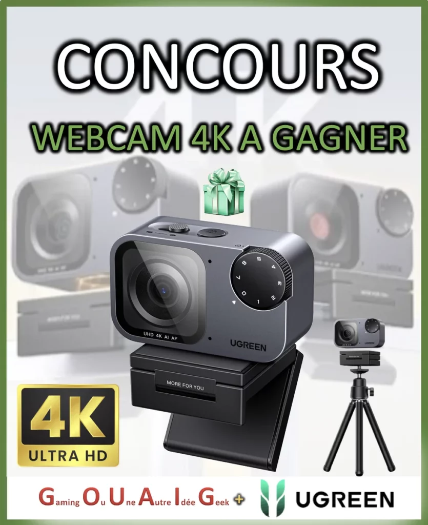 Gagnez une Webcam 4K d&rsquo;une valeur de 80€