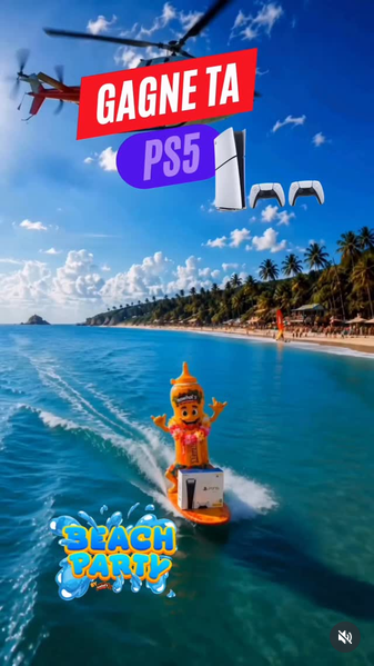À la fin du concours, le grand gagnant remportera une PS5 !