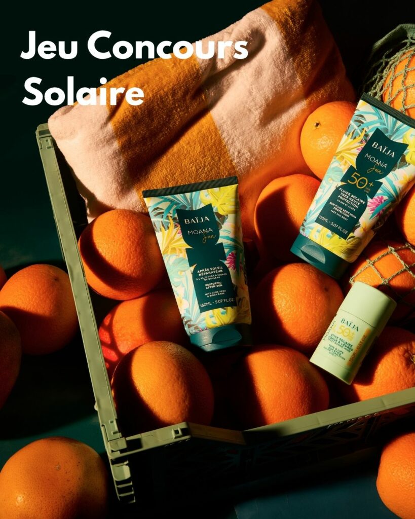 Tentez de remporter l’intégralité des nouveautés solaires de Baïja Paris