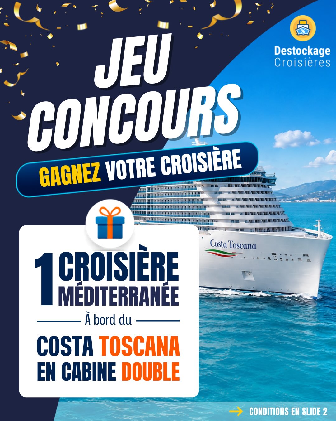 GAGNEZ UNE CROISIÈRE POUR 2 PERSONNES !