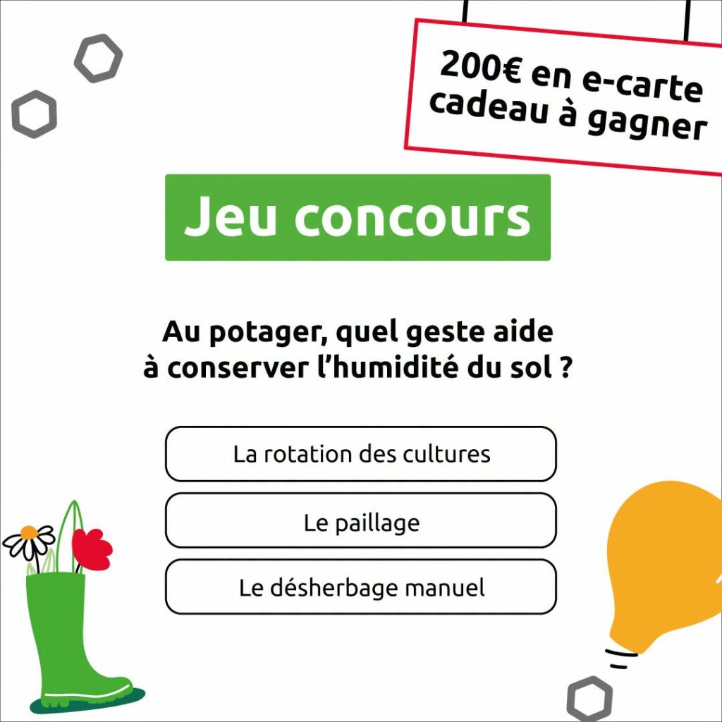 Tentez de remporter une e-carte cadeau Mr.Bricolage d’une valeur de 200 € !