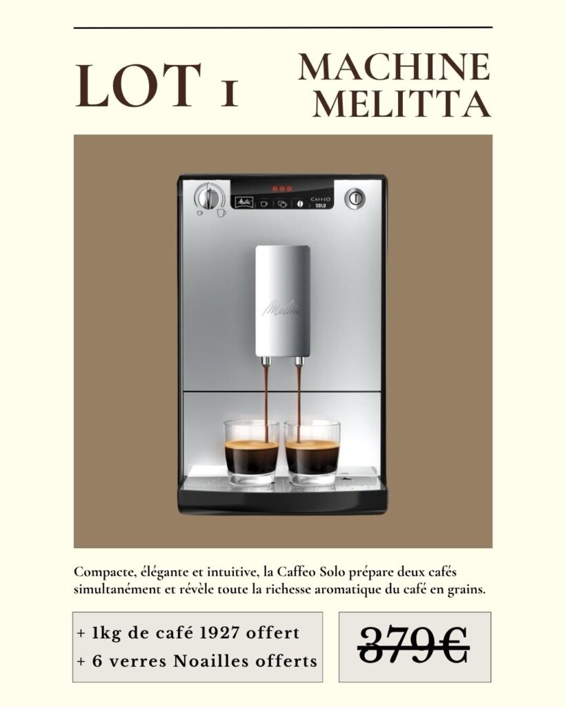 Gagnez une machine à café Melitta Caffeo Solo