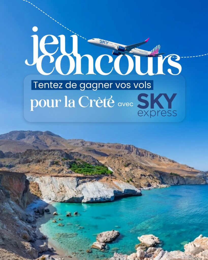 Remportez 2 vols aller-retour Nantes-Héraklion pour partir à la découverte de la plus grande des îles grecques
