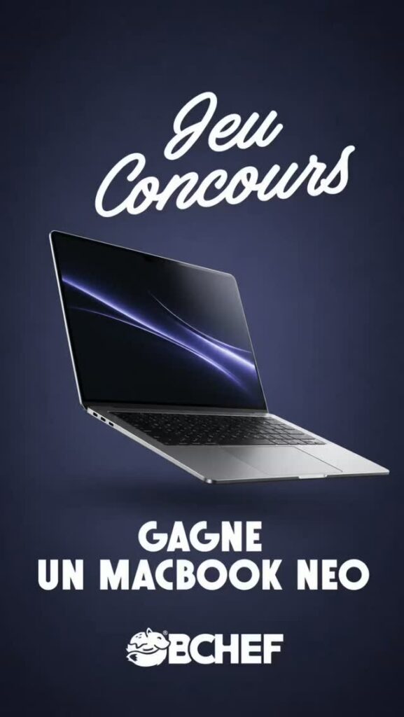 Tentez de remporter un Apple MacBook Neo