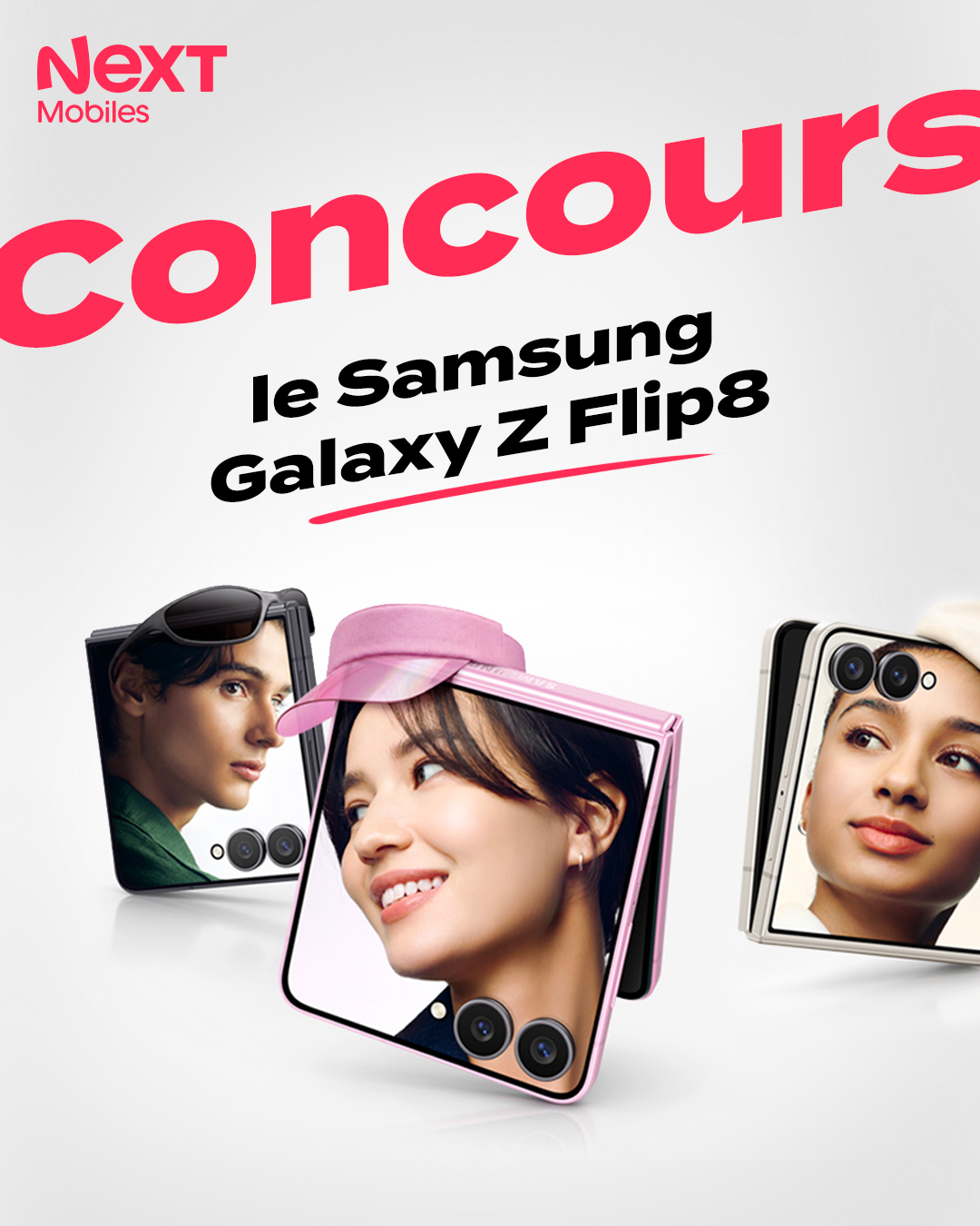 Gagnez le nouveau Samsung Galaxy Z Flip8 !