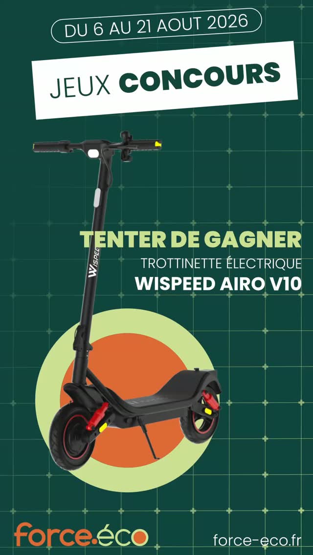 Gagnez une trottinette électrique Wispeed Airo V10 !