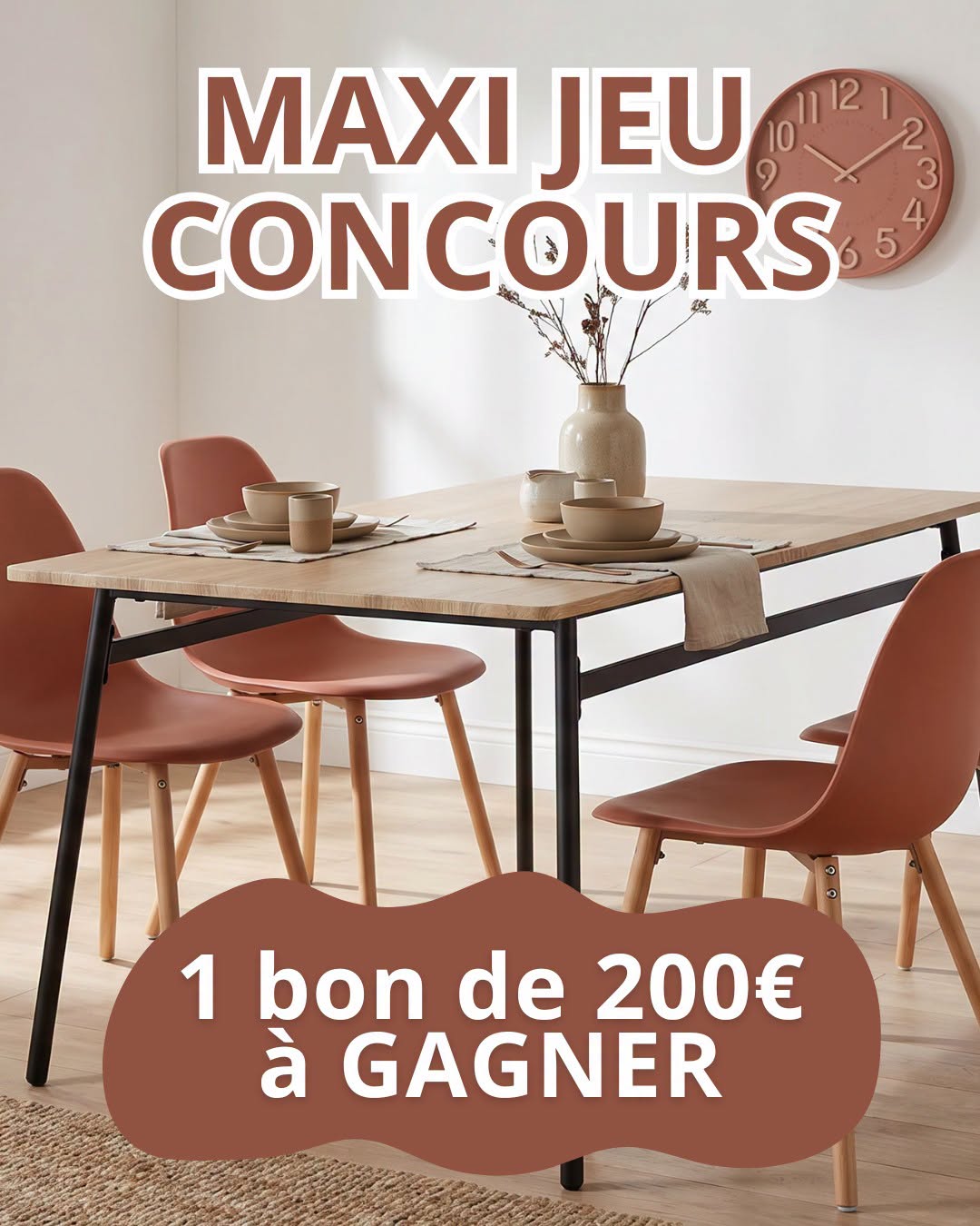 Tentez votre chance pour remporter un bon d&rsquo;achat de 200 € pour vous faire plaisir chez Maxi Bazar !