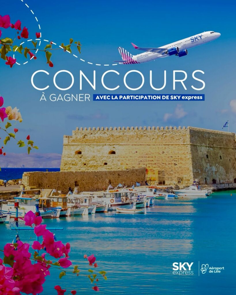 Gagnez un aller-retour pour 2 personnes à destination d’Héraklion !