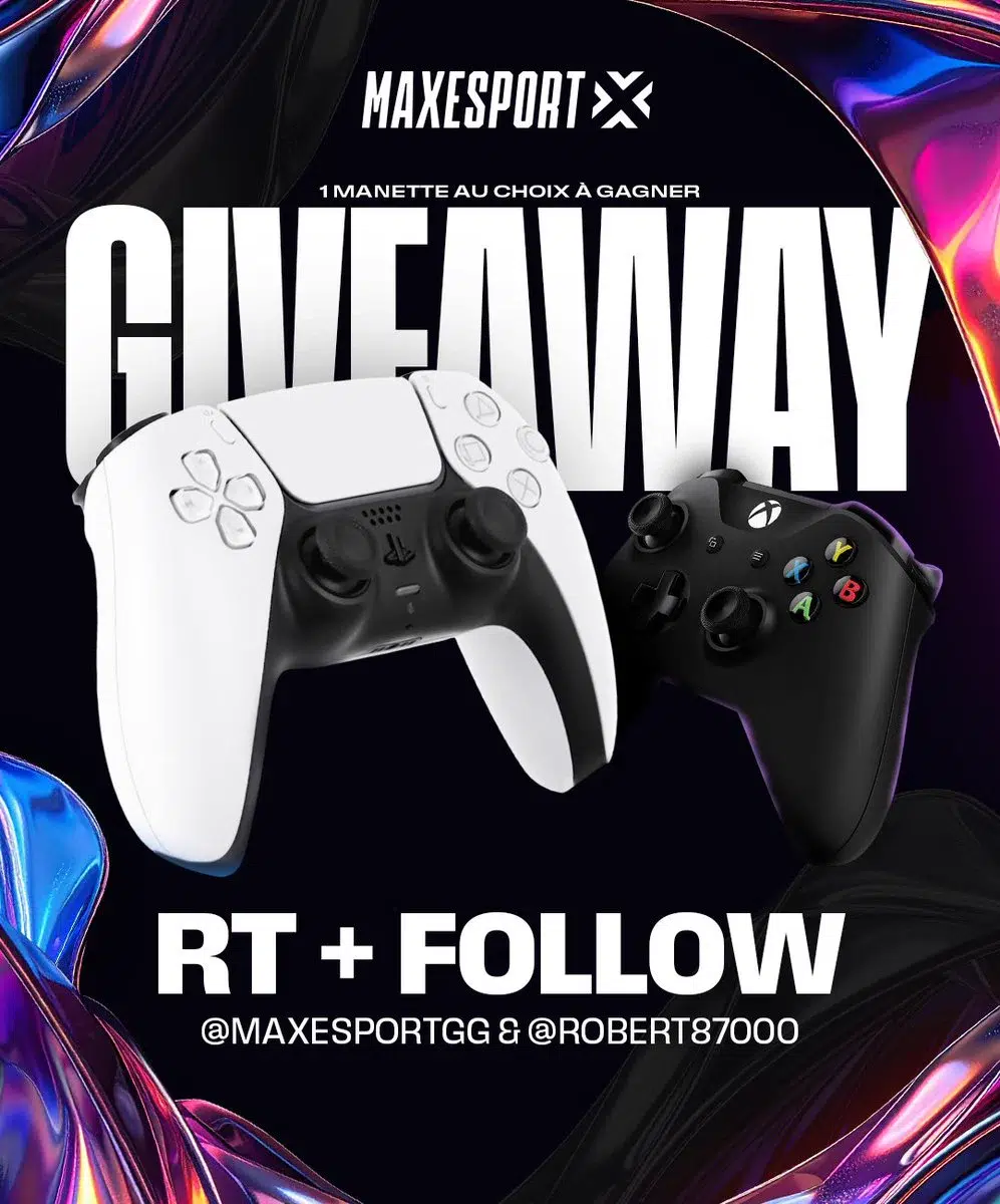 Gagne la manette de ton choix PS5 ou Xbox !