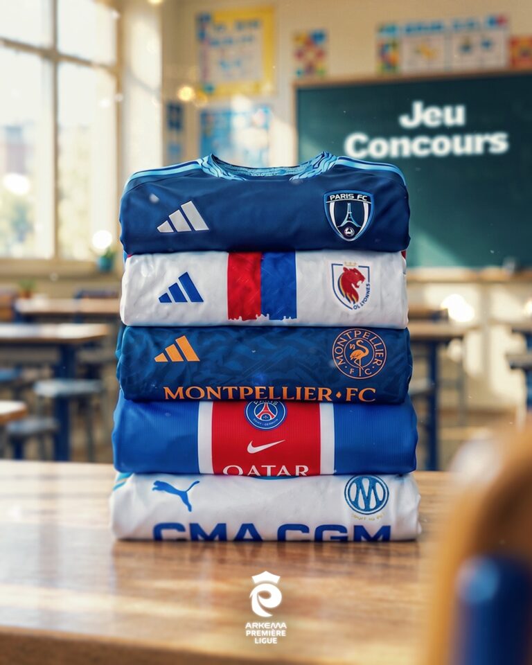 Tenter de remporter le maillot de football de votre choix