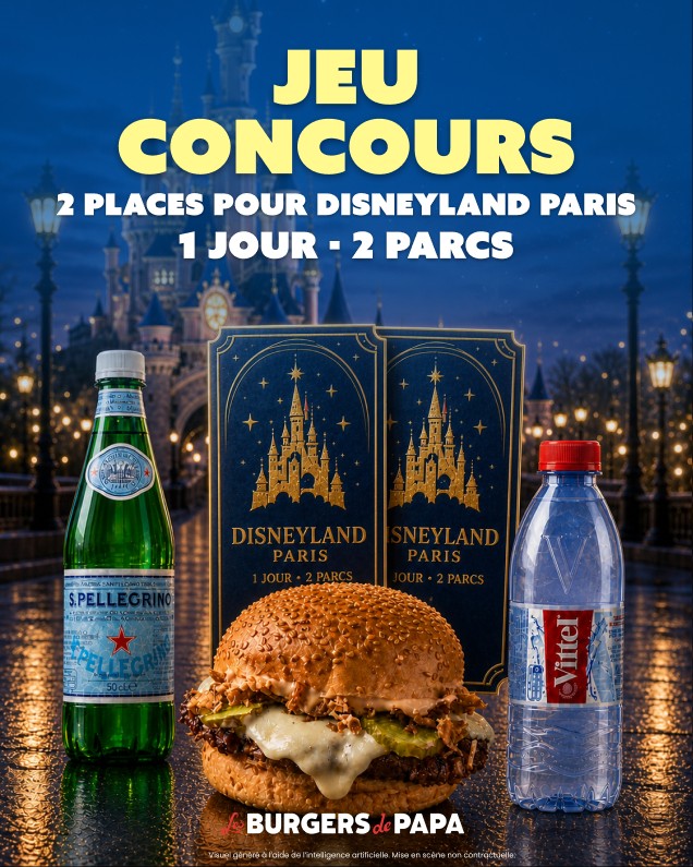 Tentez de gagner 2 places pour Disneyland Paris, valables 1 jour dans les 2 parcs