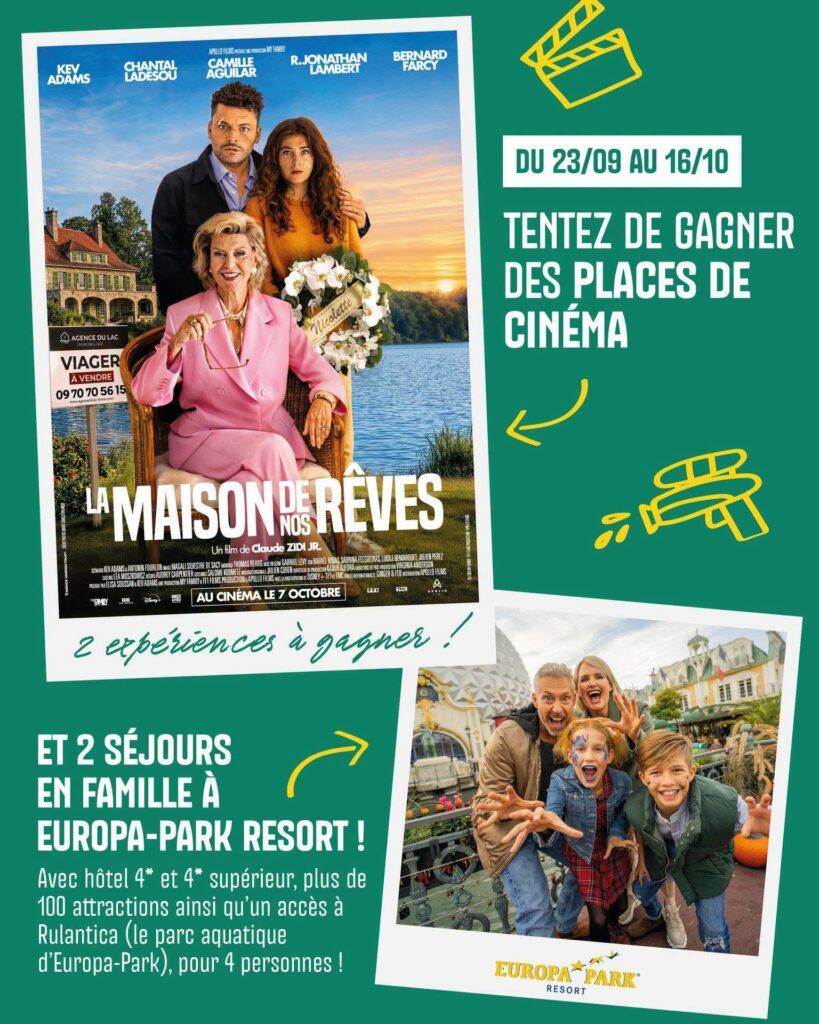 Gagnez 2 séjours en famille à Europa Park Resort pour 4 personnes​