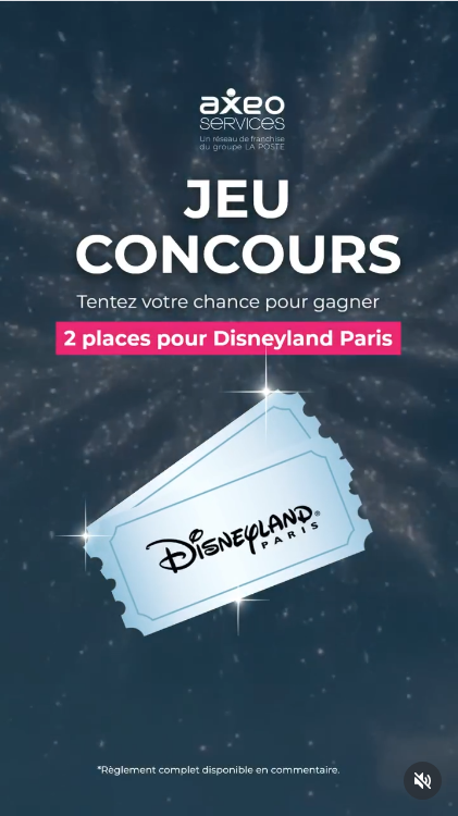 Remportez 2 places pour Disneyland Paris et de vivre une journée inoubliable à deux !