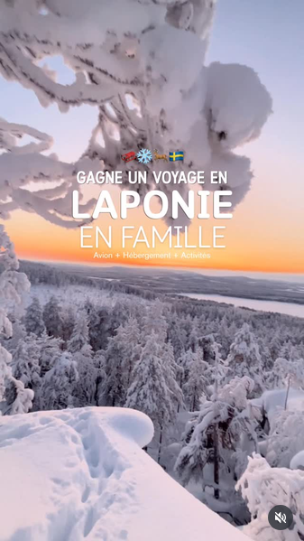 GAGNE UN SÉJOUR EN LAPONIE SUÉDOISE !