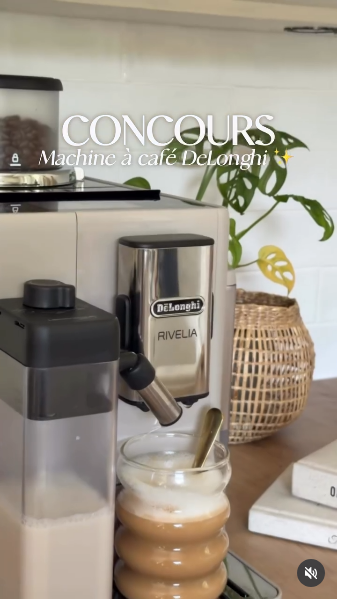 À gagner : 2 machines Rivelia Latte Delonghi