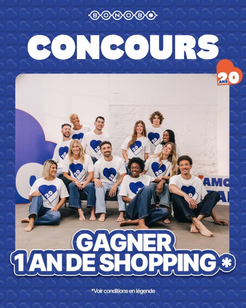 Gagnez 1000€ de shopping chez Bonobo
