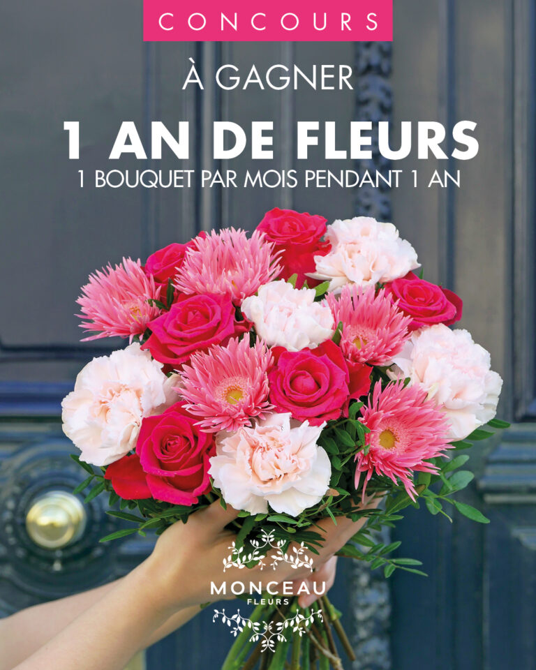 Tentez de remporter un abonnement de fleurs d&rsquo;un an d&rsquo;une valeur de 659,40€