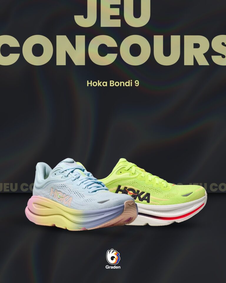 Gagnez une paire de chaussure de running HOKA Bondi 9