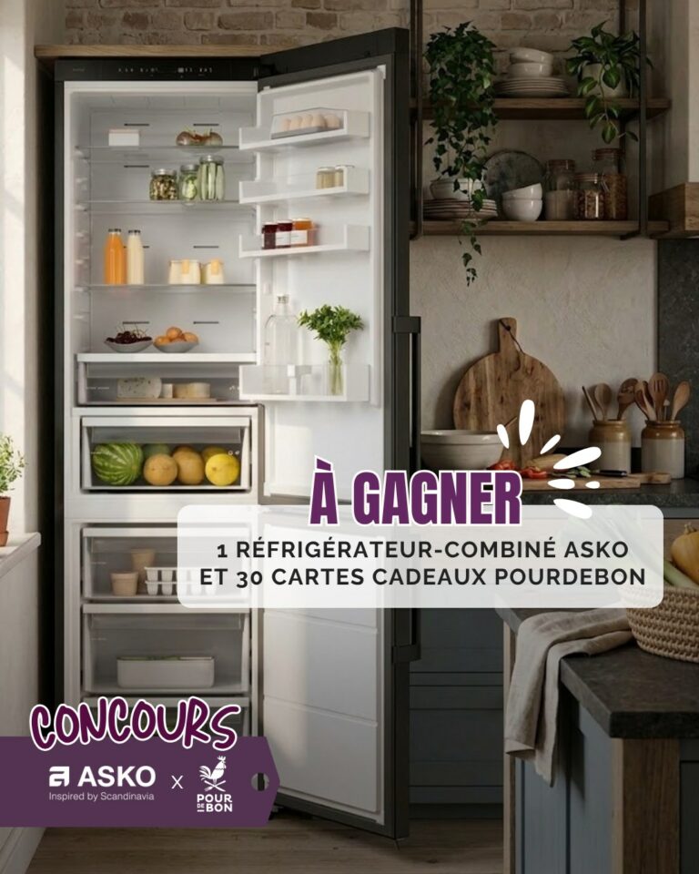 Gagnez un réfrigérateur-combiné ASKO