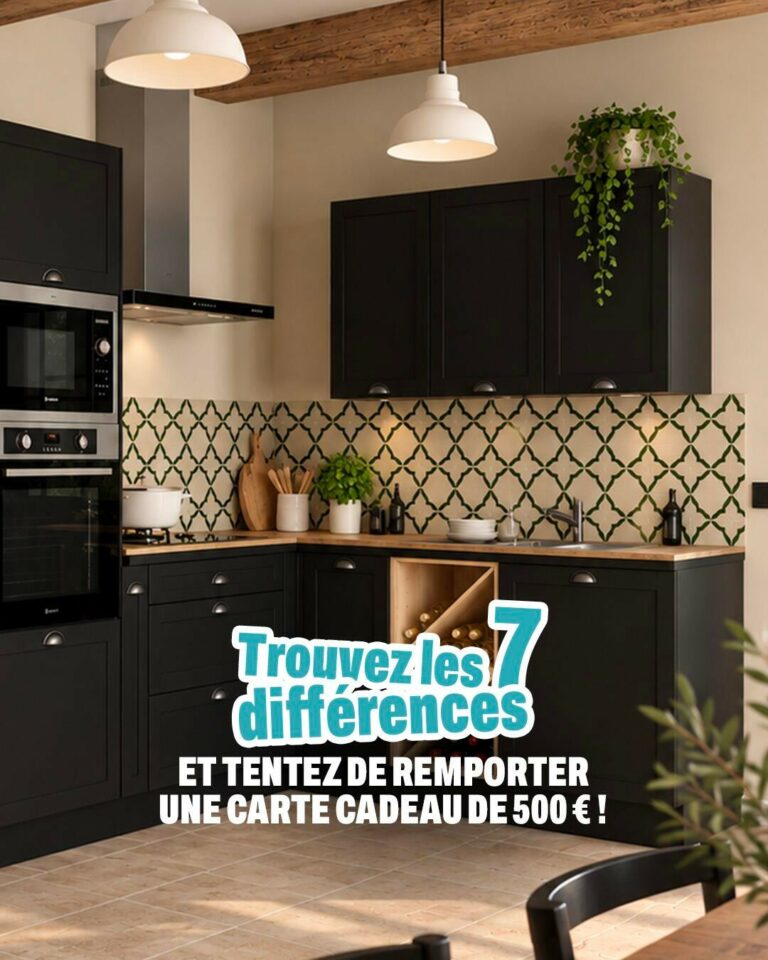 Tentez de gagner une carte cadeau de 500€ pour démarrer votre projet cuisine